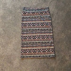 Stretch Pencil Skirt